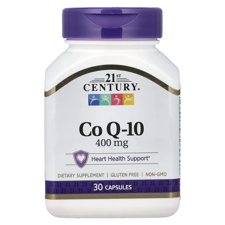 21st Century, коэнзим Q10, 400 мг, 30 капсул
