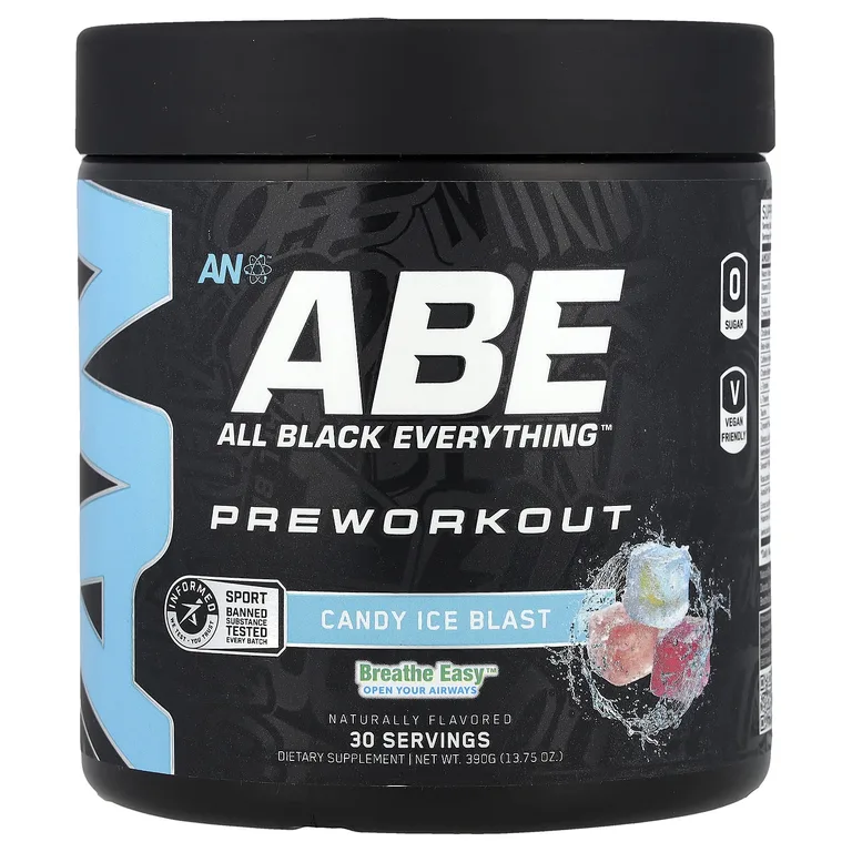 ABE, Предтренировочный комплекс Candy Ice Blast, 390 г (13,75 унции)