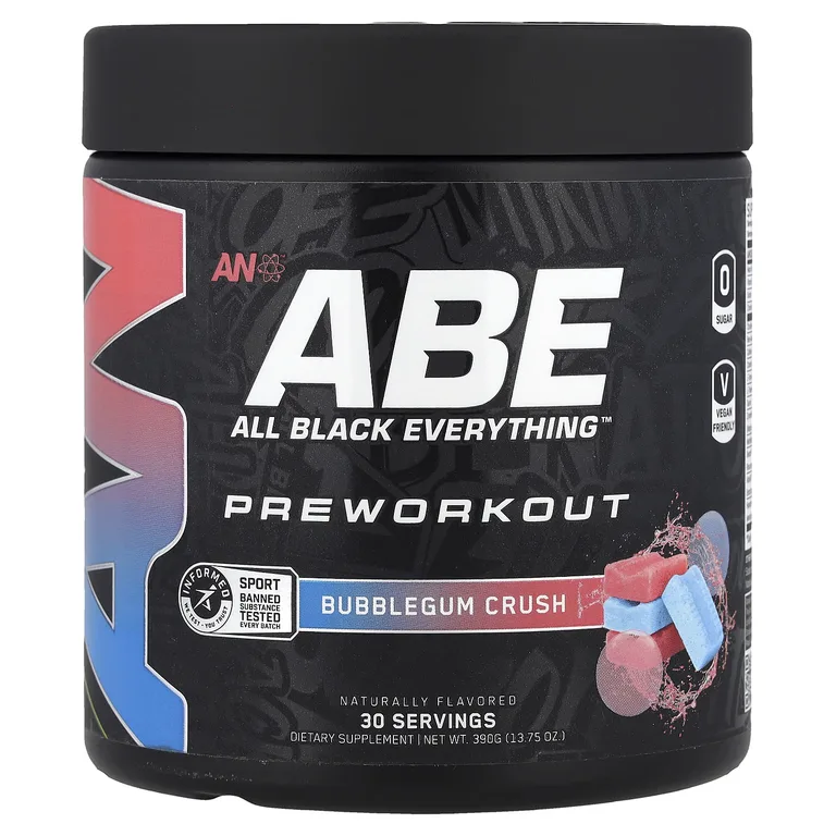 ABE, Preworkout, Bubble Gum Crush, 390 г