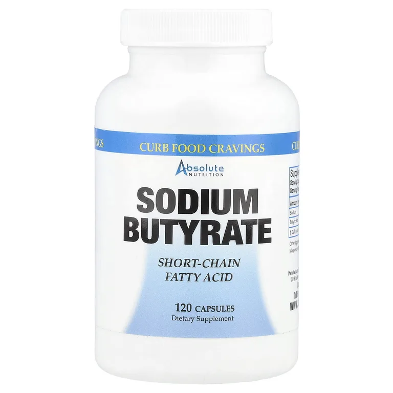 Absolute Nutrition, Бутират натрия, 120 капсул