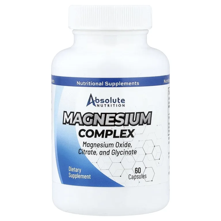 Absolute Nutrition, Комплекс магния, 60 капсул (250 мг в каждой капсуле)