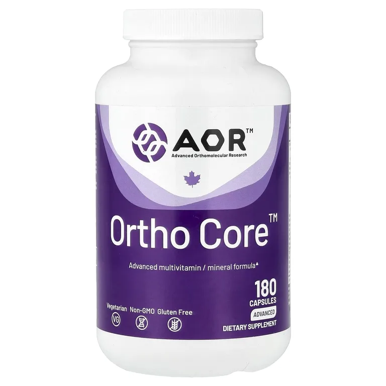 Advanced Orthomolecular Research AOR, мультивитаминная / минеральная добавка, 180 капсул