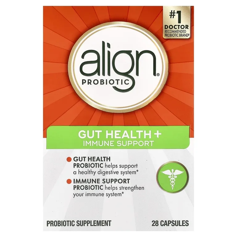 Align Probiotics, Здоровье кишечника и поддержка иммунитета, 6 мг, 28 капсул