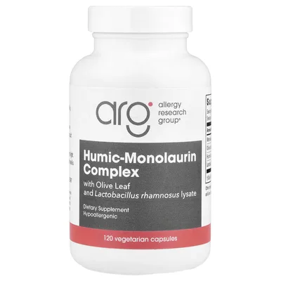 Allergy Research Group, Гуминовый монолаурин, 120 вегетарианских капсул