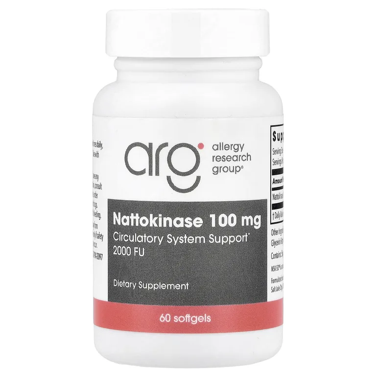 Allergy Research Group, Nattokinase, 100 mg, 60 Softgels