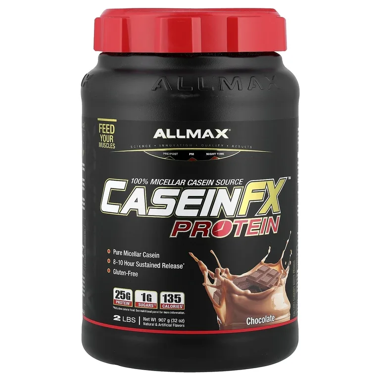 ALLMAX, 100% мицеллярный казеин, шоколад, 907 г (2 фунта)