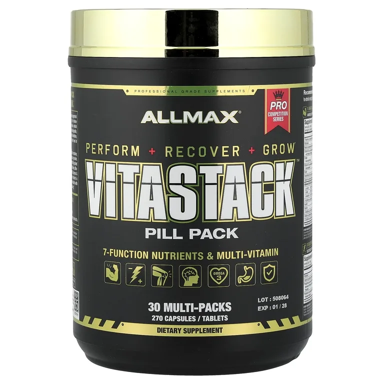 ALLMAX, 7 питательных веществ и мультивитамины, 30 комплектных упаковок, 270 капсул/таблеток