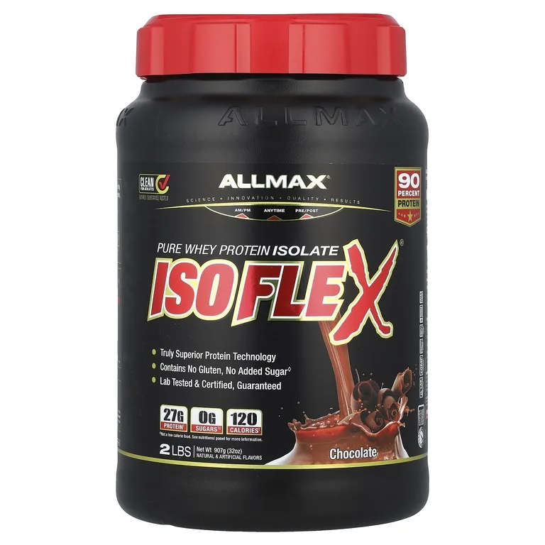 ALLMAX, чистый изолят сывороточного протеина, шоколад, 2 фунта (907 г)