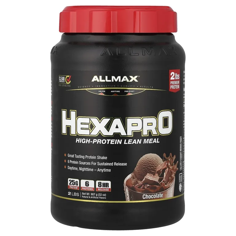 ALLMAX, Hexapro™, высокопротеиновая нежирная мука, со вкусом шоколада, 907 г (2 фунта)