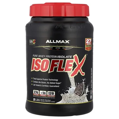 ALLMAX, изолят сывороточного протеина, печенье и сливки, 907 г (2 фунта)