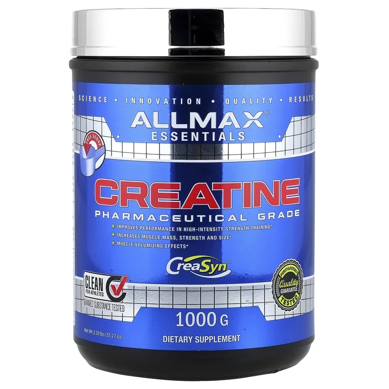 ALLMAX, креатин, фармацевтическая степень чистоты, без добавок, 1000 г (2,2 фунта)