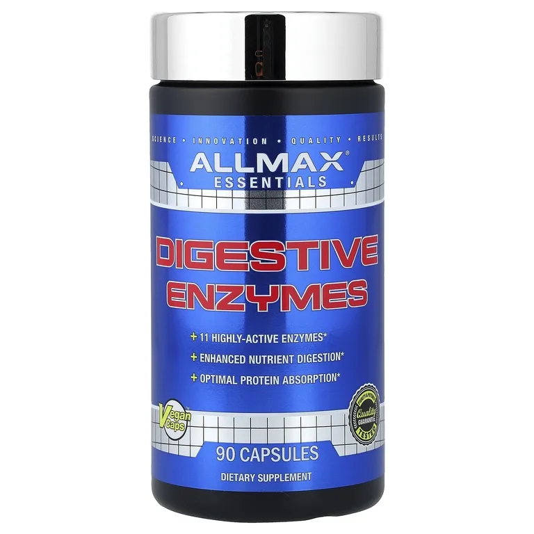 ALLMAX, пищеварительные ферменты, 90 капсул