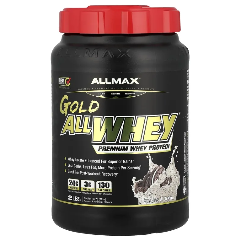ALLMAX, сывороточный протеин, печенье и сливки, 907 г (32 унции)