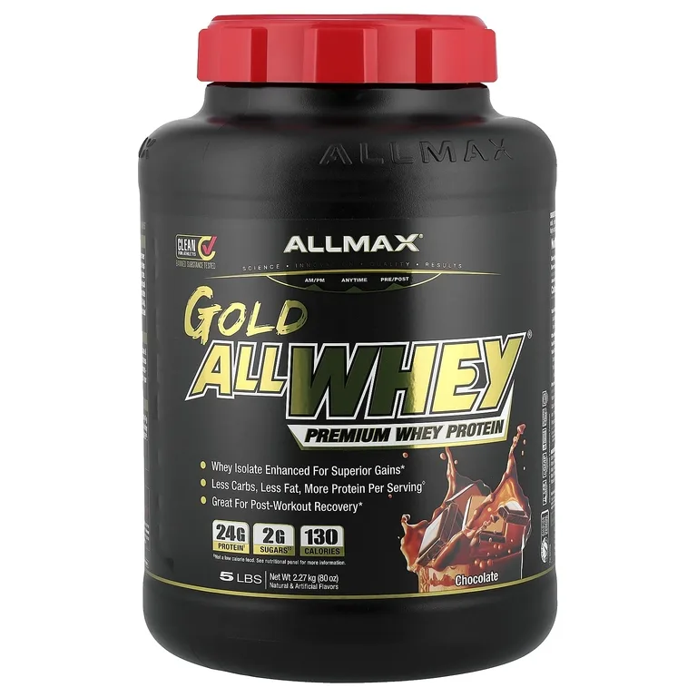 ALLMAX, сывороточный протеин, шоколад, 2,27 кг (5 фунтов)