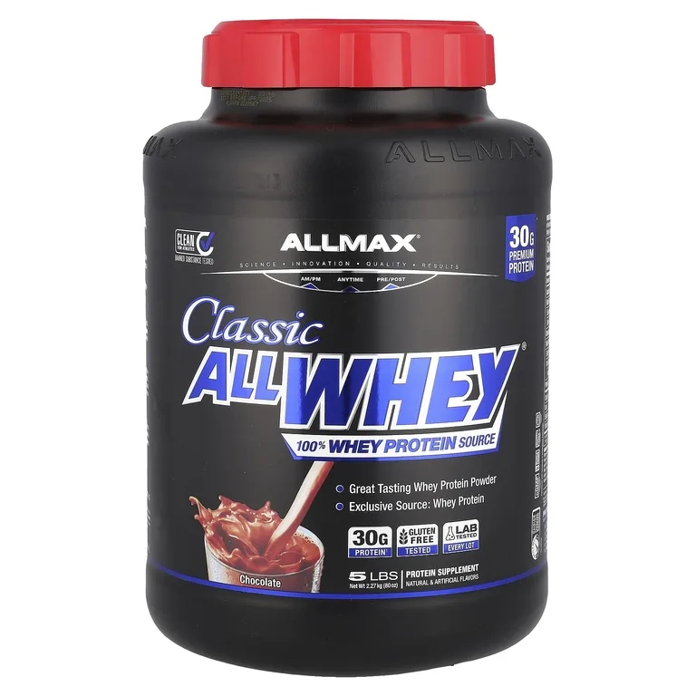 ALLMAX, сывороточный протеин, шоколадный вкус, 2,27 кг (5 фунтов)