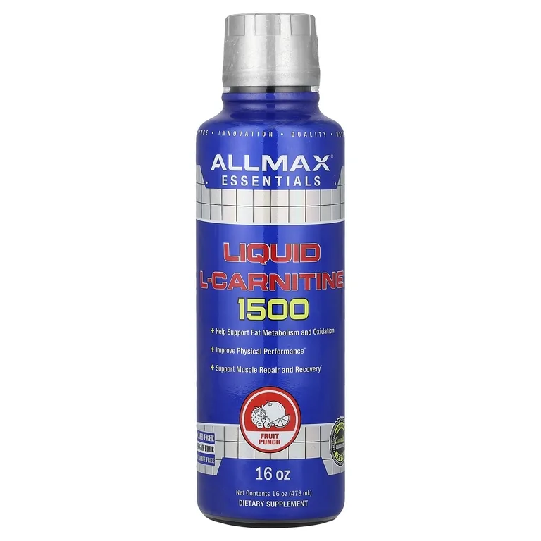 ALLMAX, жидкий L-карнитин 1500, фруктовый пунш, 473 мл (16 уний)
