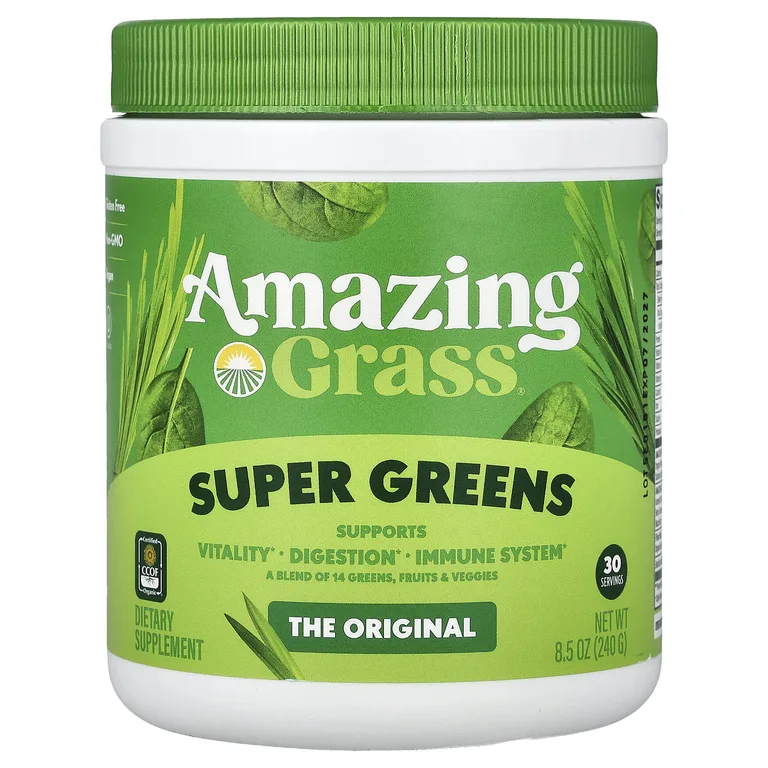 Amazing Grass, смесь зелени, 240 г (8,5 унции)