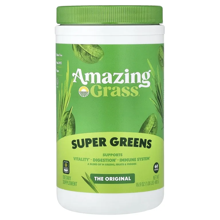 Amazing Grass, смесь зелени, суперфуды, 480 г (16,9 унции)