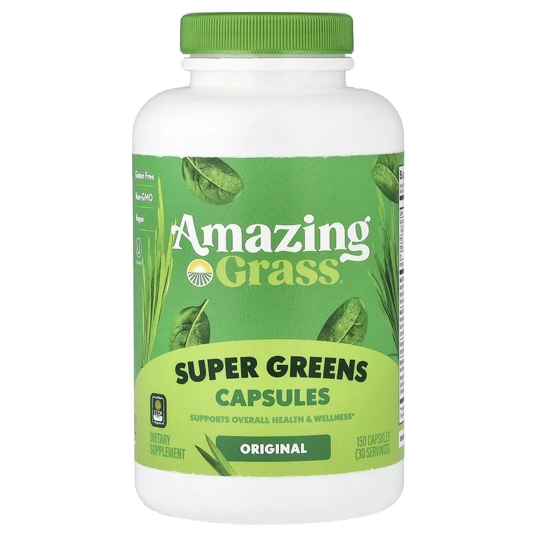 Amazing Grass, суперзелень, 150 капсул