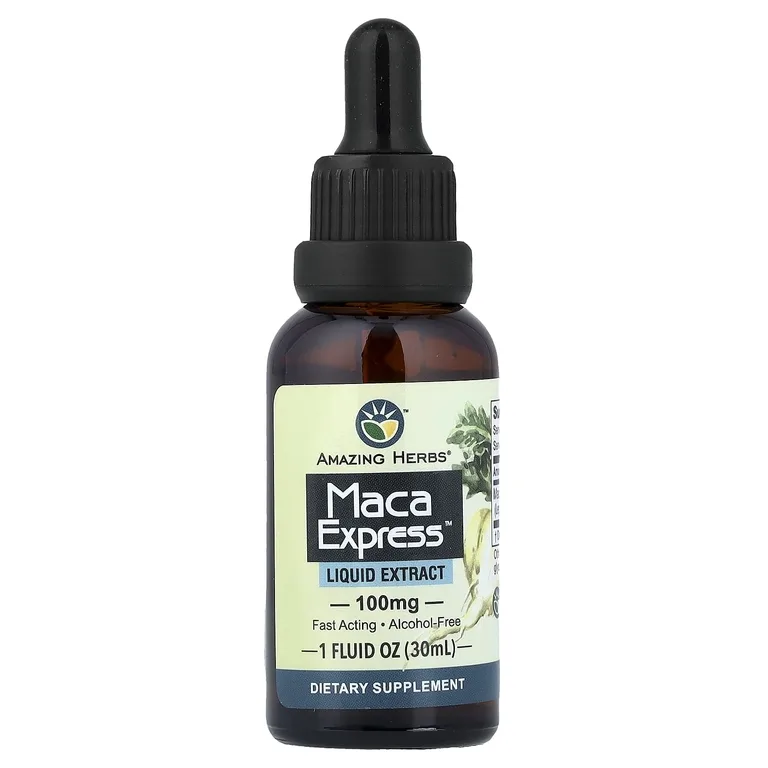 Amazing Herbs, жидкий экстракт Maca Express™, 30 мл (1 жидк. унция)