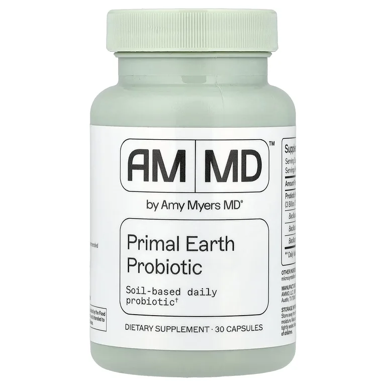Amy Myers MD, Primal Earth, пробиотик, 30 капсул
