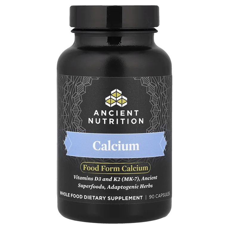 Ancient Nutrition, Кальций, 90 капсул