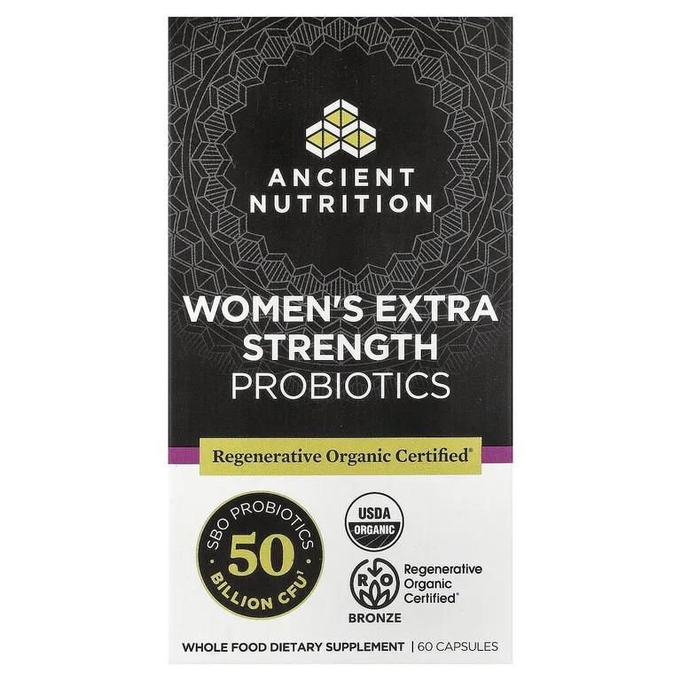 Ancient Nutrition, пробиотики для женщин, 60 капсул