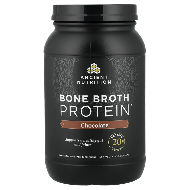 Ancient Nutrition, Протеин из костного бульона, шоколад, 1008 г