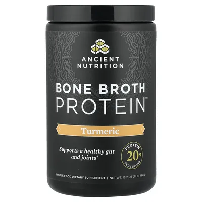 Ancient Nutrition, протеиновый порошок, куркума, 460 г (1 фунт)