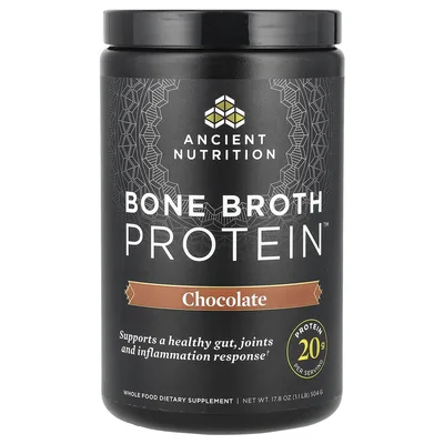 Ancient Nutrition, протеиновый порошок, шоколад, 504 г (1,1 фунта)