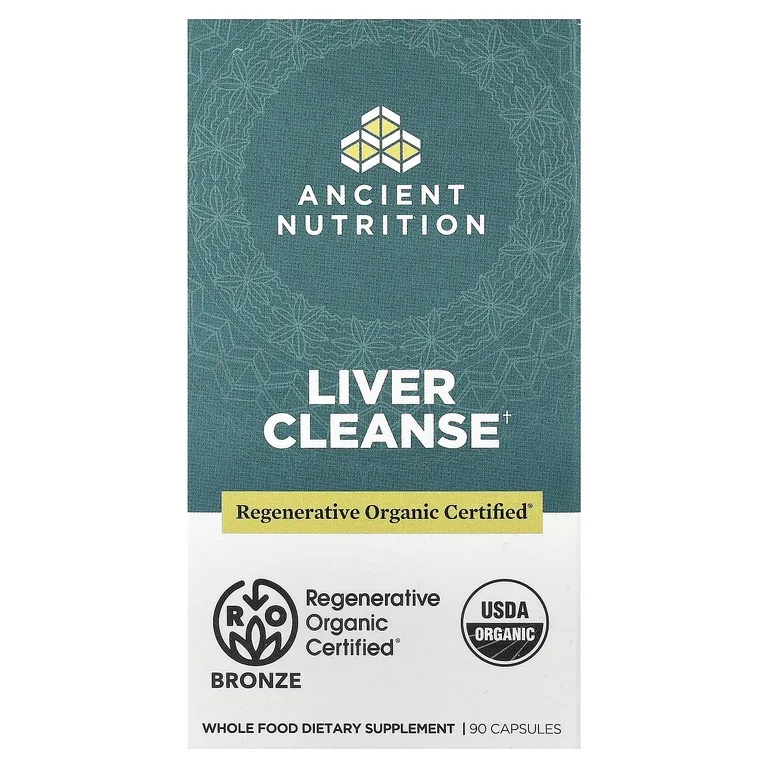 Ancient Nutrition, средство для очищения печени, 90 капсул