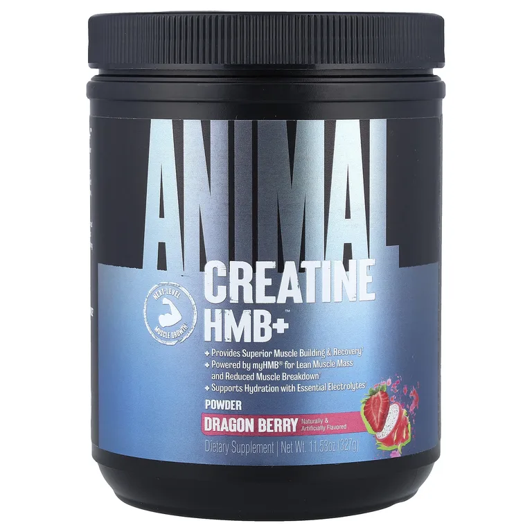Animal, Creatine HMB+™ в порошке, со вкусом питахайи, 327 г (11,53 унции)