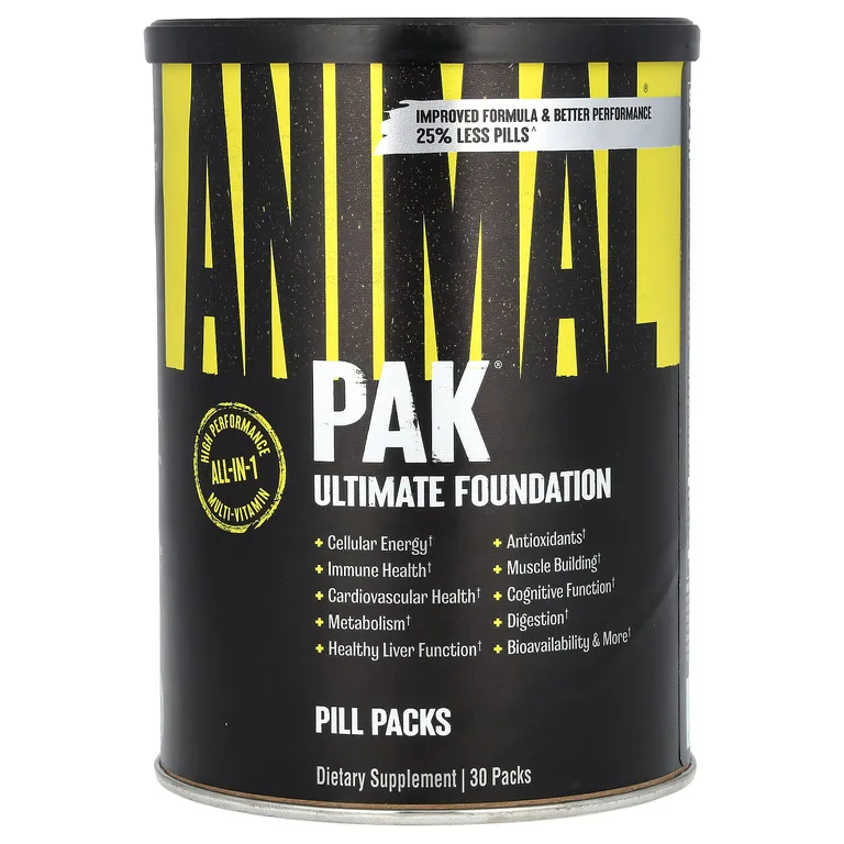 Animal, PAK®, мультивитаминный комплекс, 30 пакетиков