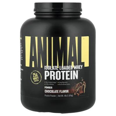 Animal, Whey Protein™, сывороточный протеин в порошке, с шоколадным вкусом, 1,81 кг (4 фунта)