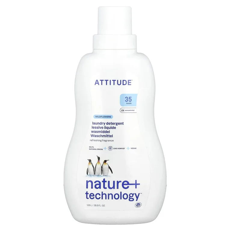 ATTITUDE, средство для стирки, полевые цветы, 35 стирок, 1,05 л (33,5 жидк. унции)