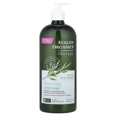 Avalon Organics, кондиционер для густоты волос, с биотином и витамином группы B, 946 мл (32 жидк. унции)