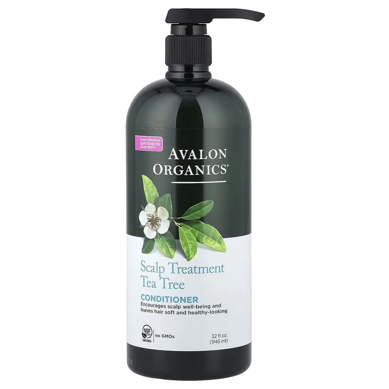 Avalon Organics, Кондиционер для ухода за кожей головы, бальзам с чайным дерево, 32 унции (946 г)