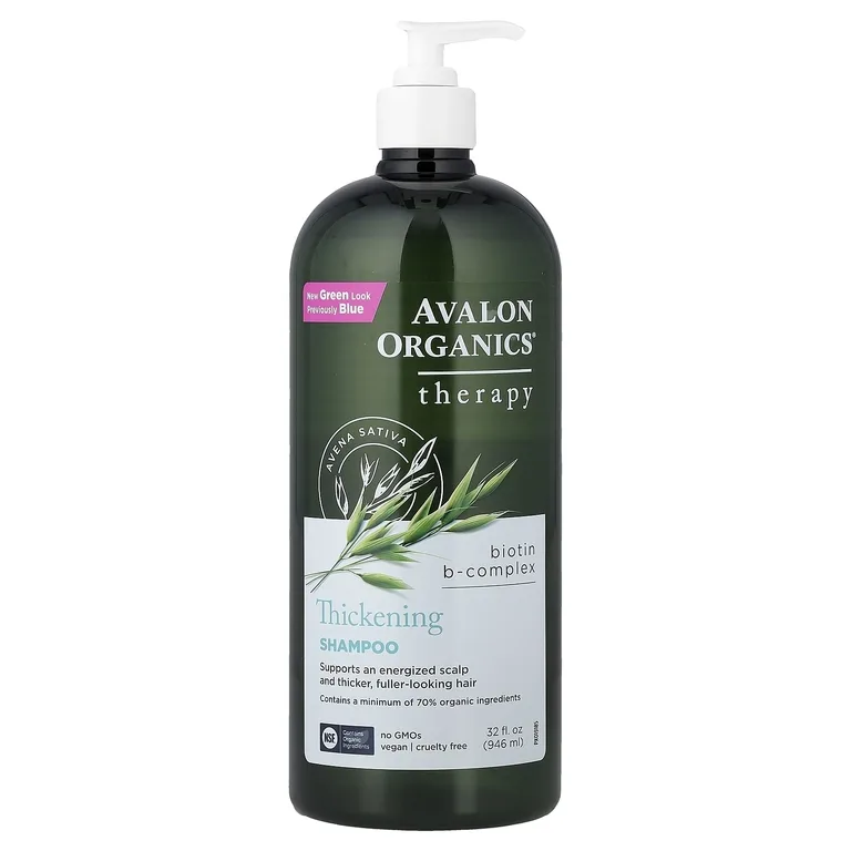 Avalon Organics, Шампунь для густоты волос, комплекс с биотином группы B, 946 мл (32 жидк. унц.)