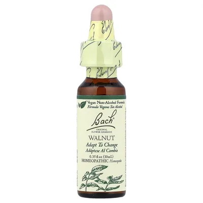 Bach, Original Flower Remedies, грецкий орех, 10 мл (0,35 жидк. унции)