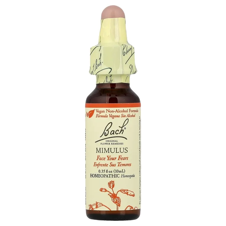 Bach, Original Flower Remedies, мимулус, 10 мл (0,35 жидк. унции)