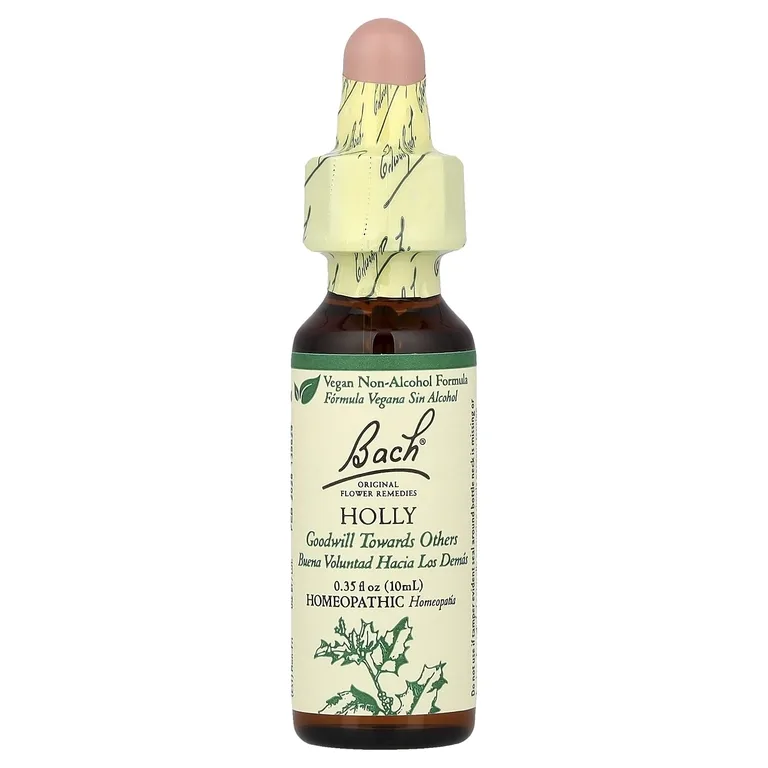 Bach, Original Flower Remedies, падуб, 10 мл (0,35 жидк. унции)