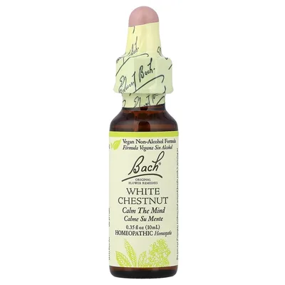 Bach, Original Flower Remedies, смесь белых каштанов, 10 мл (0,35 жидк. унции)