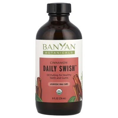 Banyan Botanicals, Daily Swish™, со вкусом корицы, 236 мл (8 жидк. унций)