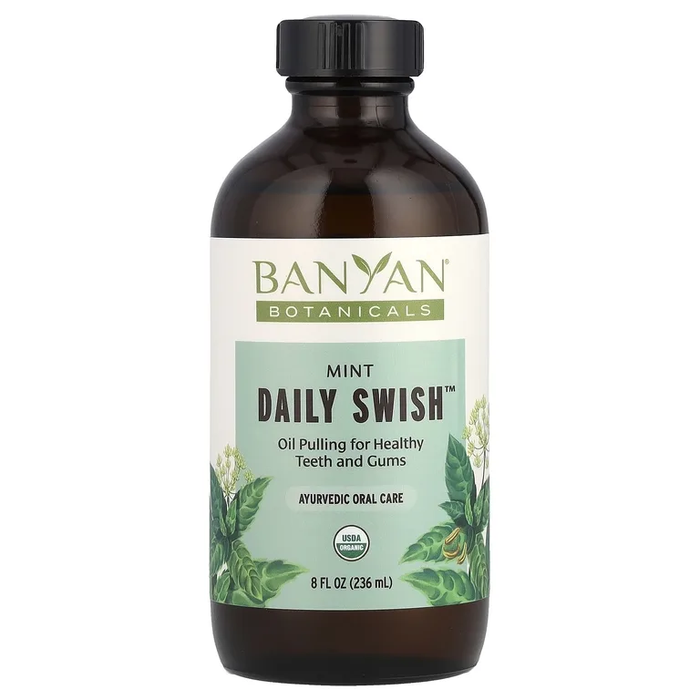 Banyan Botanicals, Daily Swish™, со вкусом мяты, 236 мл (8 жидк. унций)