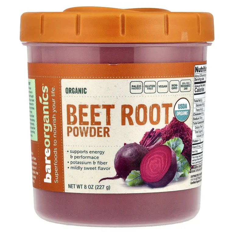 BareOrganics, Порошок из органической свеклы, 227 г (8 унций)