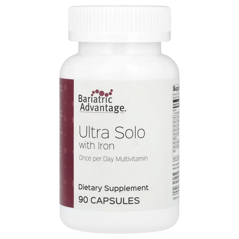 Bariatric Advantage, Ultra Solo с железом, 90 капсул