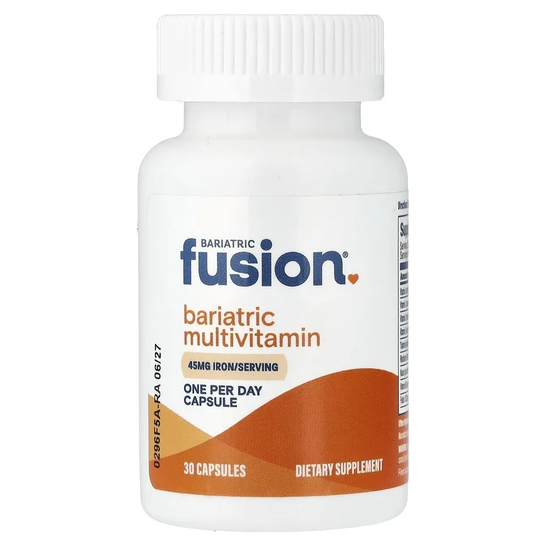 Bariatric Fusion, Мультивитамины с железом, 30 капсул