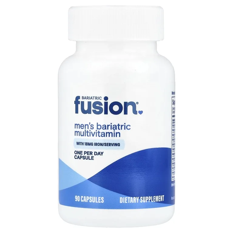 Bariatric Fusion, мультивитамины с железом для мужчин, 90 капсул