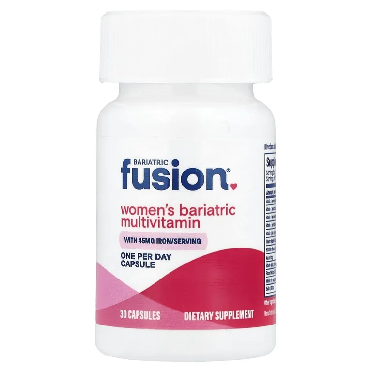 Bariatric Fusion, мультивитамины с железом для женщин, 30 капсул