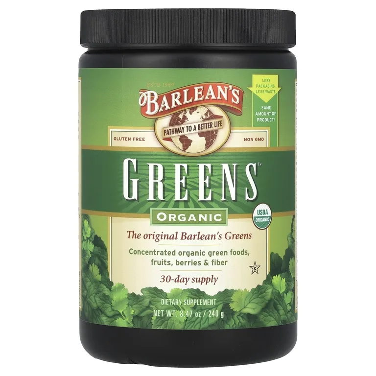 Barlean's, Органическая смесь зелени, 240 г (8,47 унции)